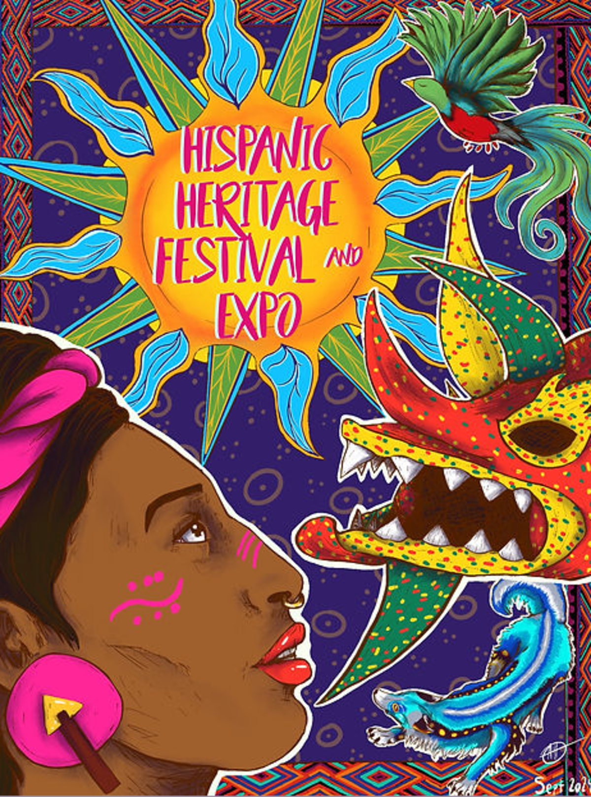 Hispanic Heritage Festival and Expo 2024 Poster